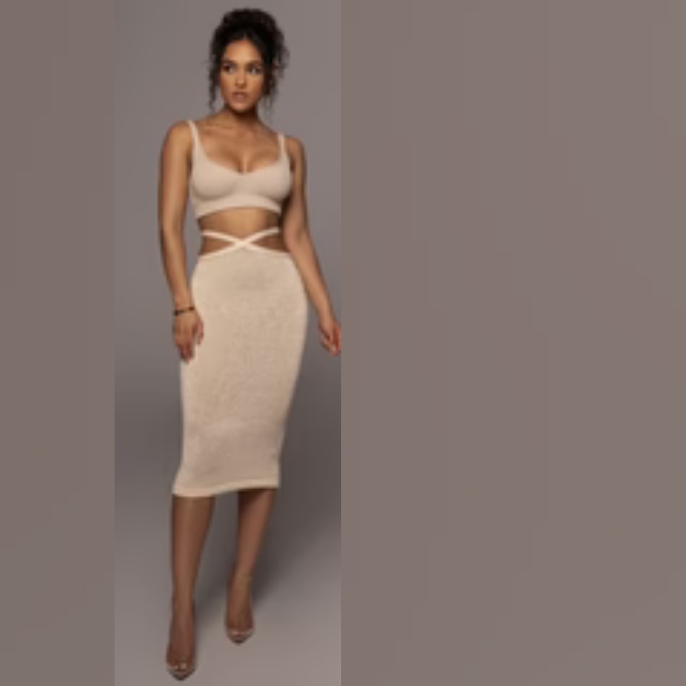 Brand New Jluxlabel Beatrix Midi Skirt